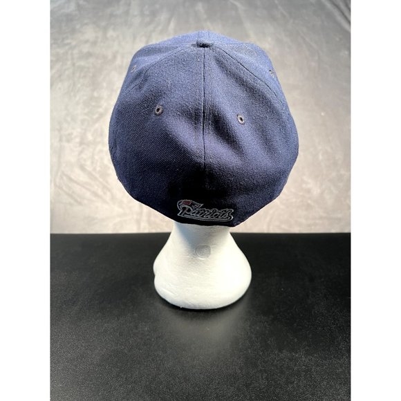 New Era 59FIFTY New England Patriots Low Profile Hat Men's 7 1/2 Blue Cap - Picture 4 of 8